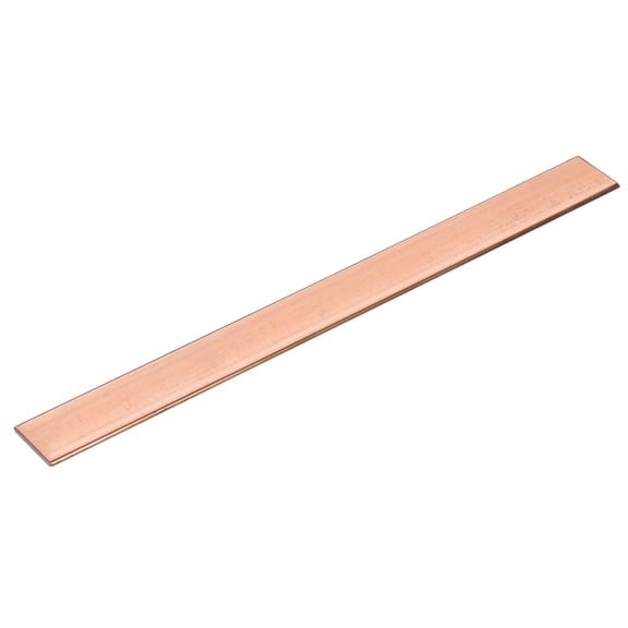 Uxcell 1Pack Copper Flat Bar, 5/64" Thickness x 1" Width x 10" Length Copper Bar Stock