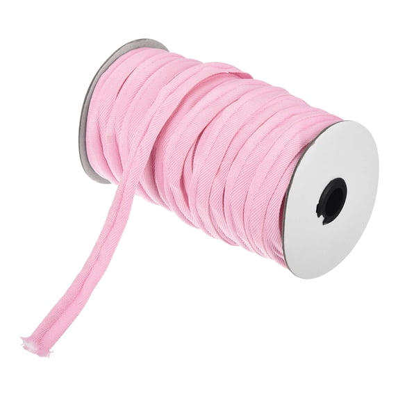 Uxcell 1Pcs Piping Cord Trim Piping Tape for Sewing DIY Crafting Fabric Edge Trim Pink 5/8" x 30 Yard