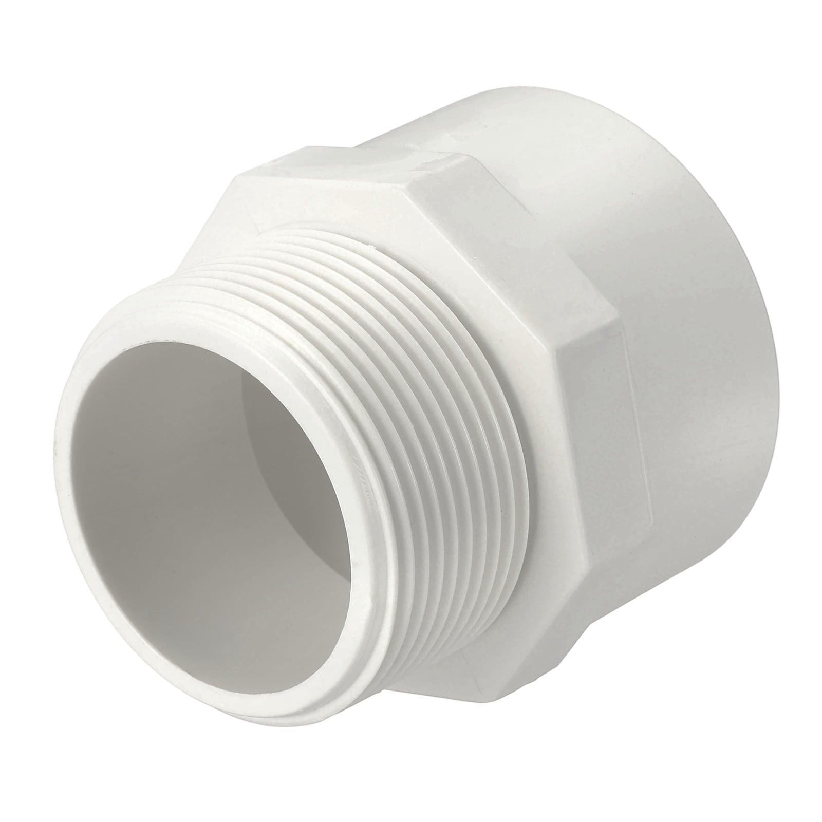 Uxcell 1Pcs 1 1/2" Pipe Fitting, SCH40 (Male Thread x SOC) NPT Male ...