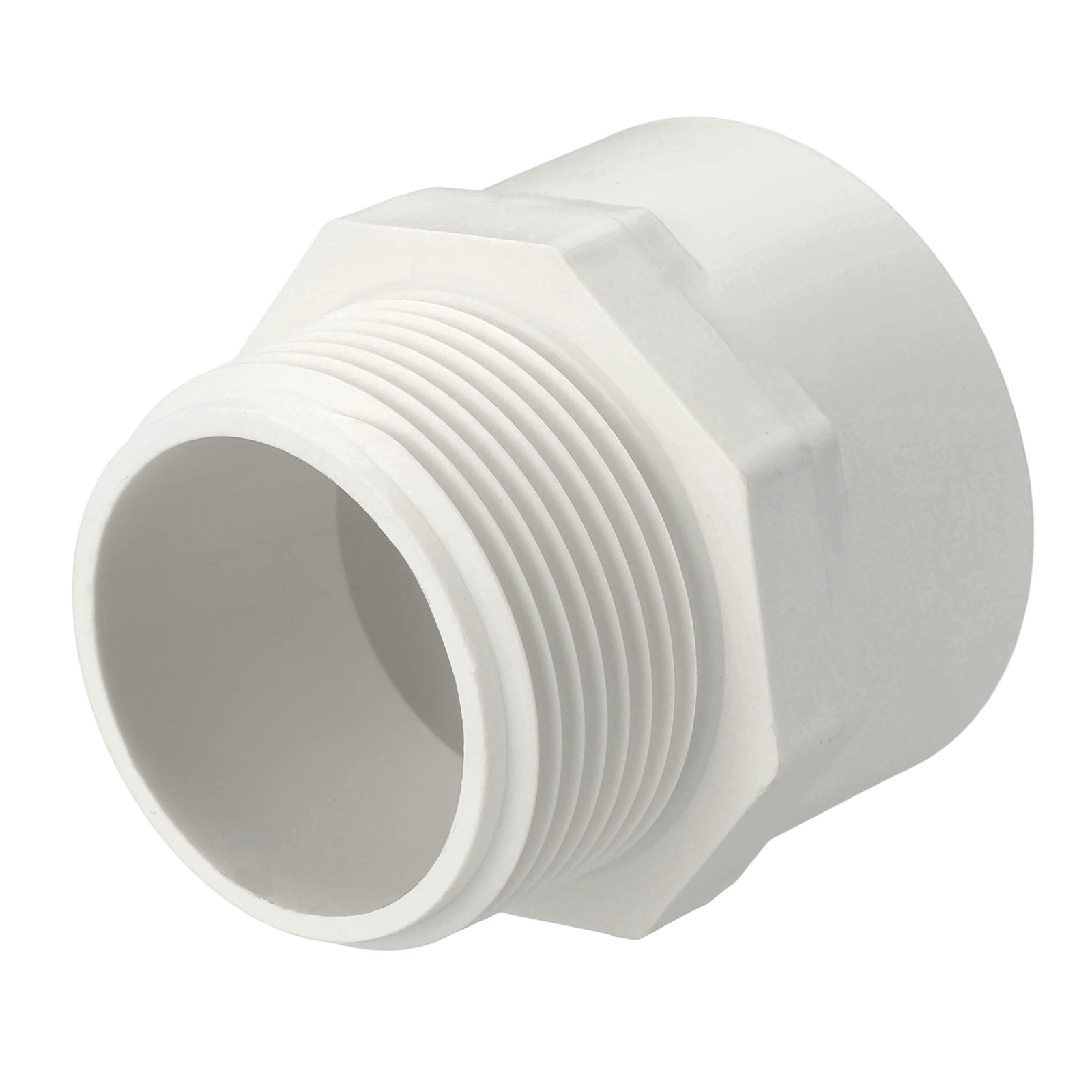 Uxcell 1Pcs 1 1/4" Pipe Fitting, SCH40 (Male Thread x SOC) NPT Male ...