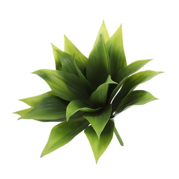 Uxcell 1Pcs Artificial Succulent Plants Fake Century Plant, 14 Inch Large Faux Succulents, Green