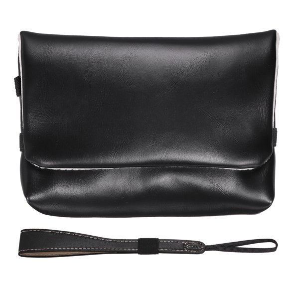 Uxcell 1Pcs Digital Camera Storage Bag, Nylon Polyester Multi-Purpose Small Portable Storage Bags for Photography CCD Machine Women Men Travel Cosmetic Clutch Purse,Black