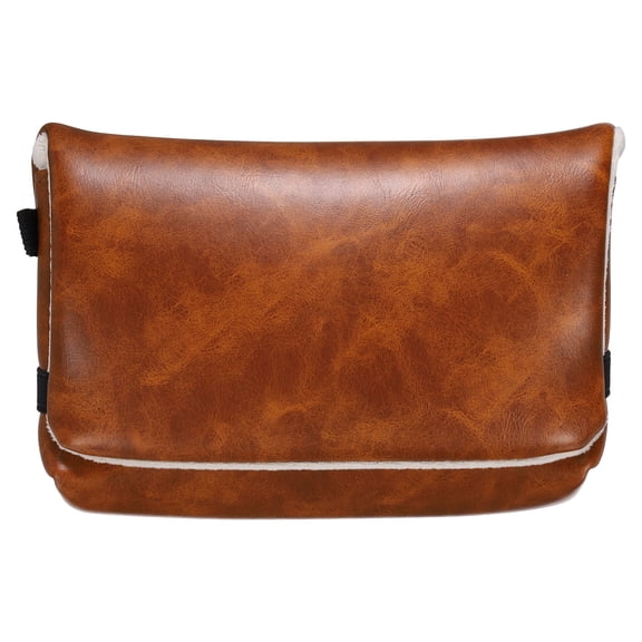 Uxcell 1Pcs Digital Camera Storage Bag, Nylon Polyester Multi-Purpose Small Portable Storage Bags for Photography CCD Machine Women Men Travel Cosmetic Clutch Purse, Brown