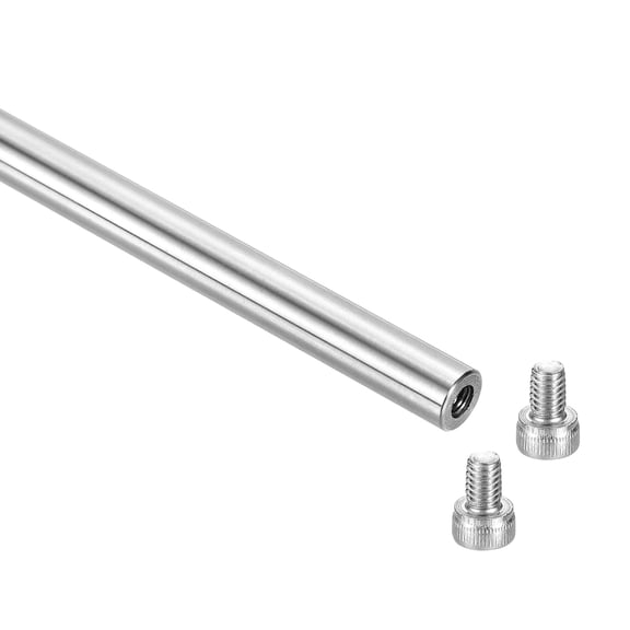 Uxcell 1Pcs Linear Motion Rod Shaft Guide, 8x150mm Case Hardened Chrome Plated Steel Rods for CNC Machine