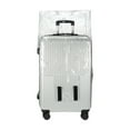 thumbnail image 1 of Uxcell 1Pcs Luggage Covers, 24 Inch Waterproof Suitcase Cover Protectors, Silver-grey, 1 of 6