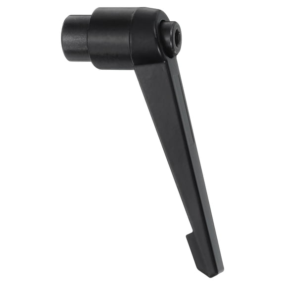 Uxcell 1Pcs M10 Adjustable Knobs Handle Female Thread Push Button Ratchet Quick Release Locking Rotating Bolt for Lathe Machinery, Black