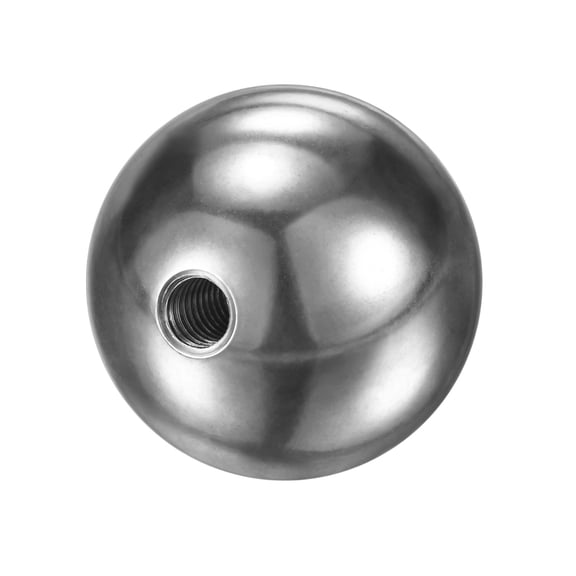 Uxcell 1Pcs Threaded Ball Nut Knobs M6x32mm 304 Stainless Steel Female Thread Ball Cap