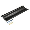 thumbnail image 1 of Uxcell 1Set Carbon Fiber Vinyl Wrap 12" x 1ft Self-Adhesive w Scraper Light Gold, 1 of 7