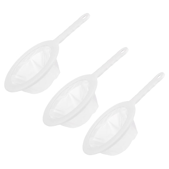 Uxcell 1Set Food Filter Strainer Spoon, Nylon Sieve Fine Mesh Filter Spoon for Yogurt(100/200/400Mesh)