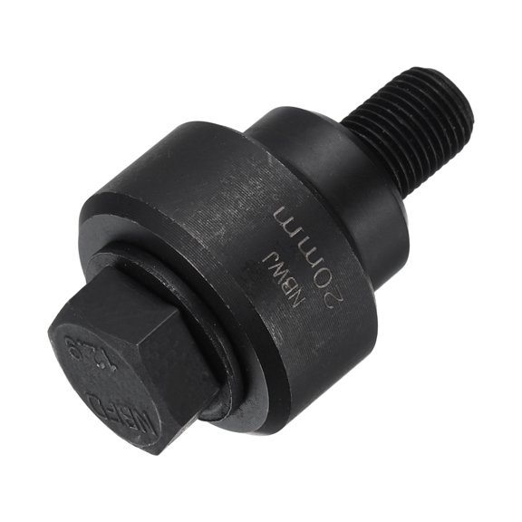 Uxcell 1Set Manual Knockout Hole Punch, 20mm/0.79" Sheet Metal Hole Cutter Conduit Punch Driver Die with External Hex Shank for Thin Steel Plate