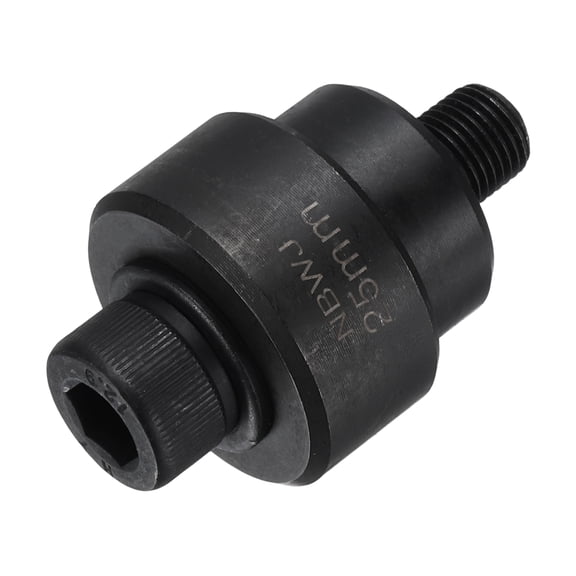 Uxcell 1Set Manual Knockout Hole Punch, 25mm/0.98" Sheet Metal Hole Cutter Conduit Punch Driver Die with Internal Hex Shank for Thin Steel Plate