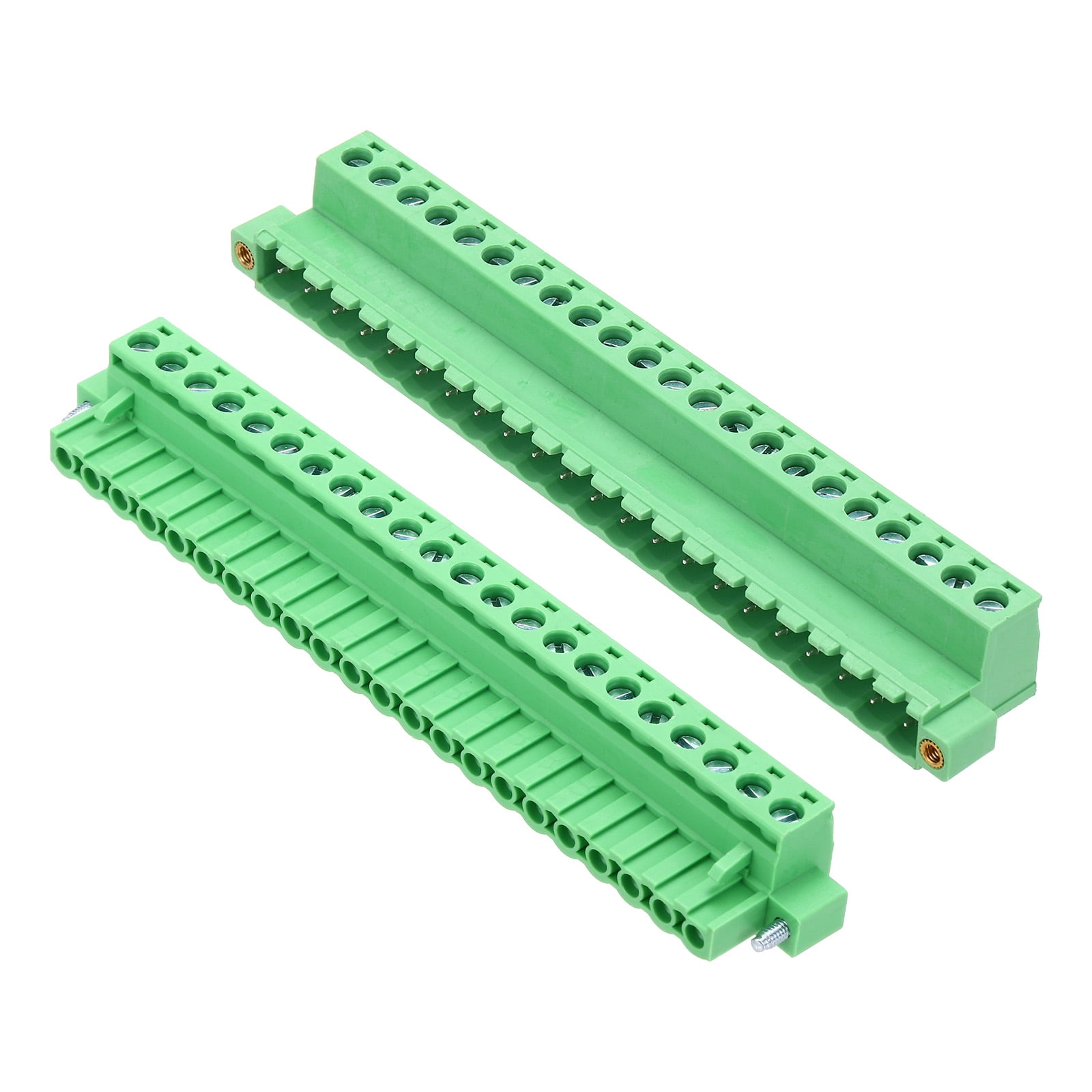 Uxcell 1Set PCB Terminal Block, 300V 10A Male&Female 22 Pin 5.08mm ...