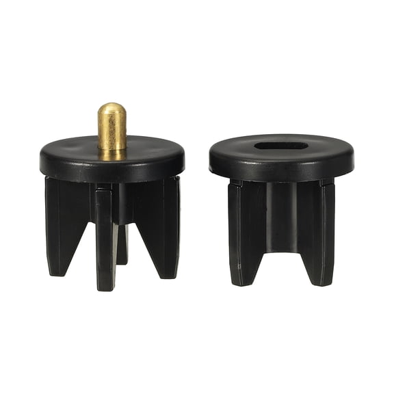 Uxcell 1Set Replacement Shade Parts Clutch Plug, 1.5 Inch Roller Blind Repair Kit Universal Blind Replacement Parts, Black, 28mm Clutch Plug