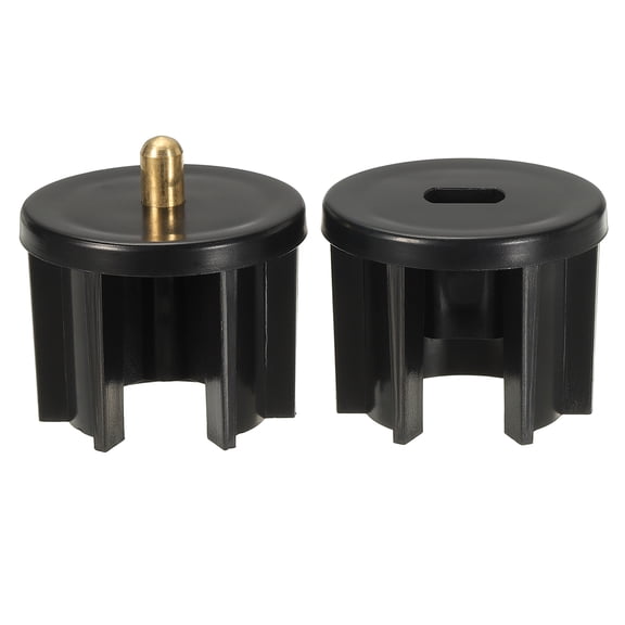 Uxcell 1Set Replacement Shade Parts Clutch Plug, 1.5 Inch Roller Blind Repair Kit Universal Blind Replacement Parts, Black, 38mm Clutch Plug