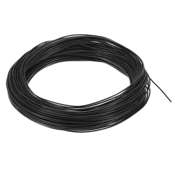 1mm Bonsai Training Wire, Floral Wire Stems Anodized Aluminum Trees Wire 95 Feet Total, Black