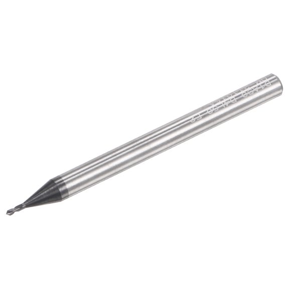 Uxcell 1mm Dia 4mm Shank 90 Degree Carbide AlTiSin Coated 2 Flutes Spotting Drill Bits