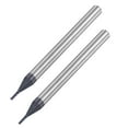 thumbnail image 1 of Uxcell 1mm Dia 4mm Shank HRC45 Carbide AlTiN Coated 4 Flute Square Nose End Mill 2 Pack, 1 of 6