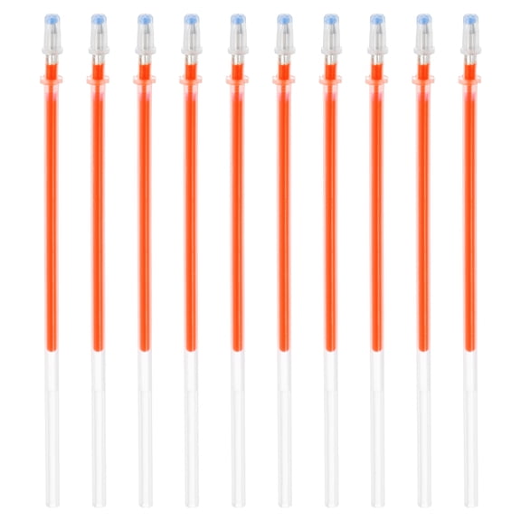 Uxcell 1mm Gel Pens Refills, 24 Pack  Fluorescence Metallic Ink Bold Point for Adults Coloring Books  , Deep Orange