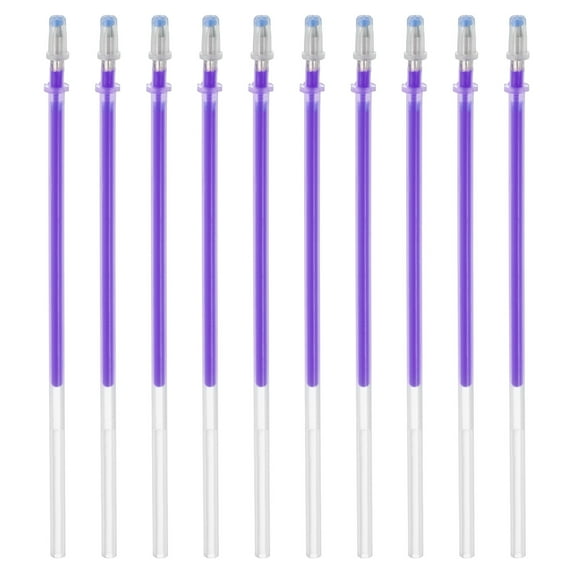 Uxcell 1mm Gel Pens Refills, 24 Pack  Fluorescence Metallic Ink Bold Point for Adults Coloring Books  , Purple