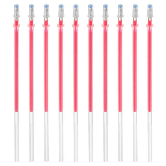 Uxcell 1mm Gel Pens Refills, 48 Pack  Fluorescence Metallic Ink Bold Point for Adults Coloring Books  , Rose Red