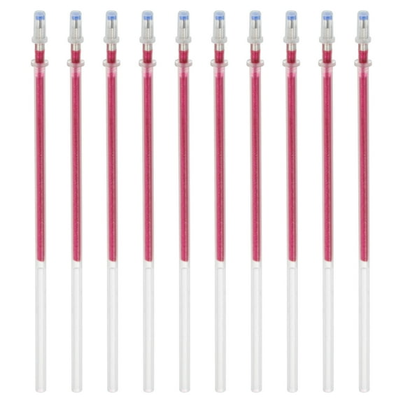 Uxcell 1mm Gel Pens Refills, 48 Pack Sparkle Metallic Ink Bold Point for Adults Coloring Books  , Rose Red