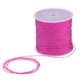 thumbnail image 1 of Uxcell 1mm Nylon Satin Cord 109 Yards Bracelet String Beading Thread, Purple Red, 1 of 7