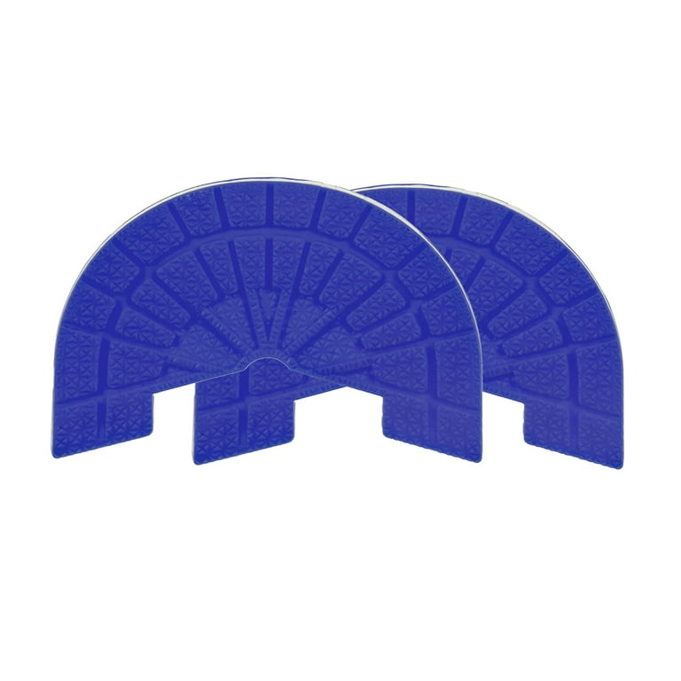 Uxcell 1pair Heel Plates Sole Protector Size 10-11 Non Slip Pad