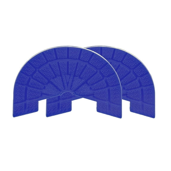 Uxcell 1pair Heel Plates Sole Protector Size 8.5-9 Non Slip Pad Replacement for Sneakers, Dark Blue