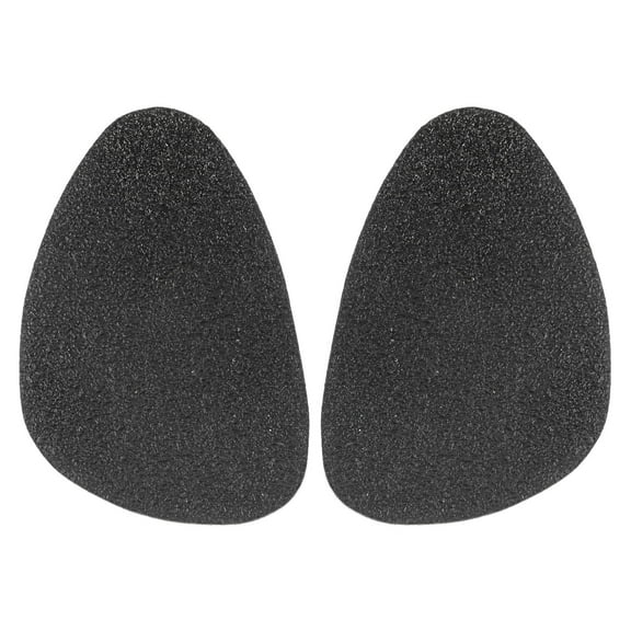 Uxcell 1pair Shoe Grips on Bottom of Shoes 2.17"x0.06"x3.23" Frosted Non Slip Shoe Pads Size S for High Heels, Black