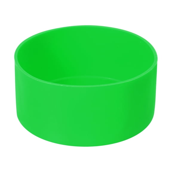 Uxcell 1pcs 9cm Protective Silicone Boot Sleeve for 32-40 oz, Bottle Bottom Anti-Slip Sleeve Cover, Fluorescent Green