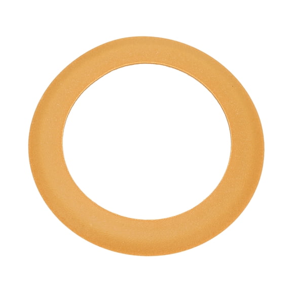 Uxcell 1pcs Air Compressor Compression Piston Ring 68mm OD 48mm ID 0.8mm Thickness Universal Air Compressor Replacement Piston Ring Seal for Air Pump Systems, Yellow
