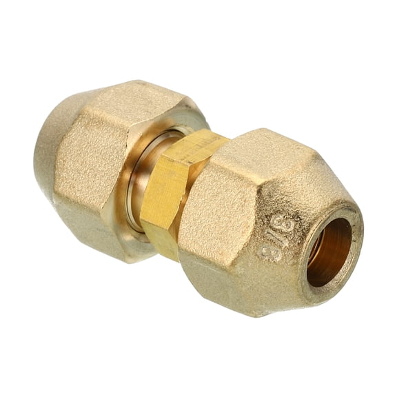 Uxcell 1pcs Pipe Extension Joint Connector for Copper Pipe Dia 3/8"(9.52mm)