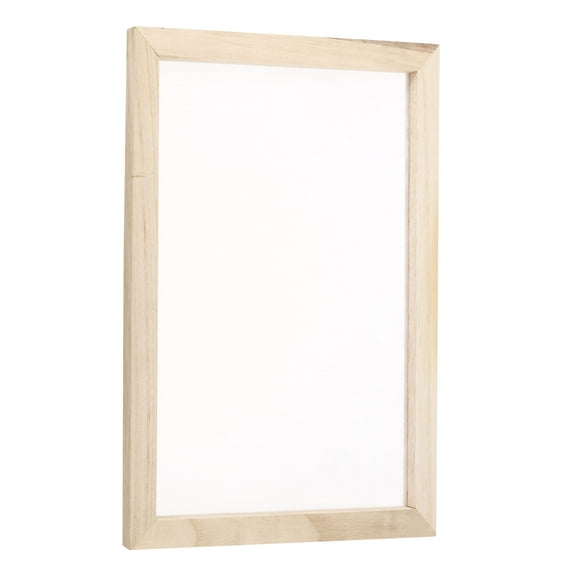 Uxcell 1pcs Silk Screen Printing Frame, 11.8x7.9 Inch Wood with 160 White Mesh, for Screen Printing DIY Project