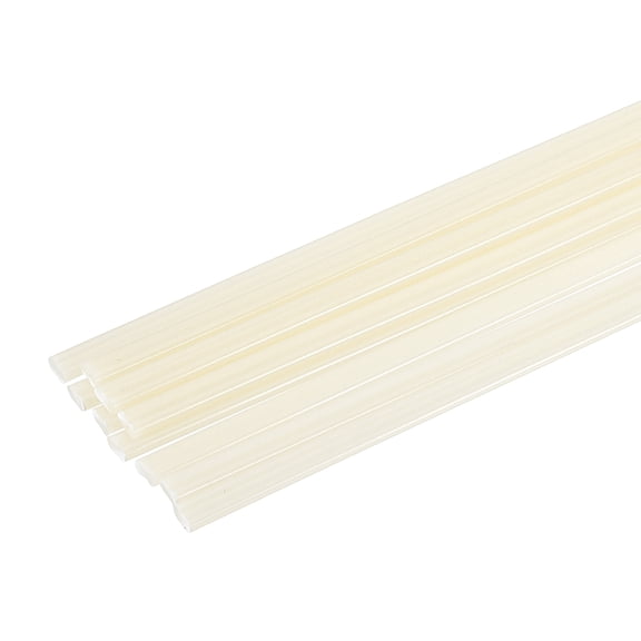 Uxcell 1set(10pcs) ABS Plastic Welding Rods 8inch Welding Strips Welder Rods for Car Bumper Kayak Daily Repair Plastic Welder Car Bumpers, Beige