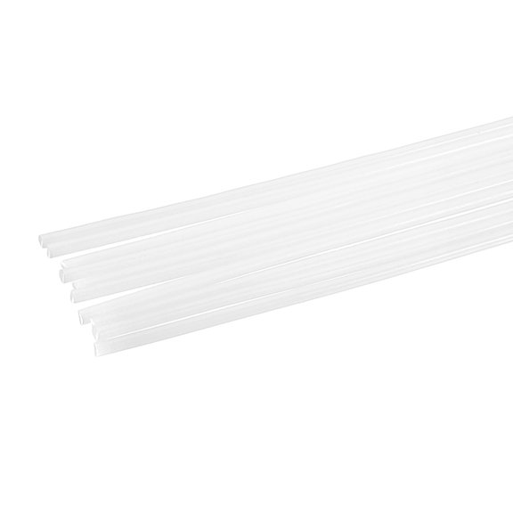 Uxcell 1set(10pcs) PA Plastic Welding Rods 8inch Round Welding Strips Welder Rods for Car Bumper Kayak Daily Repair Plastic Welder Car Bumpers, White