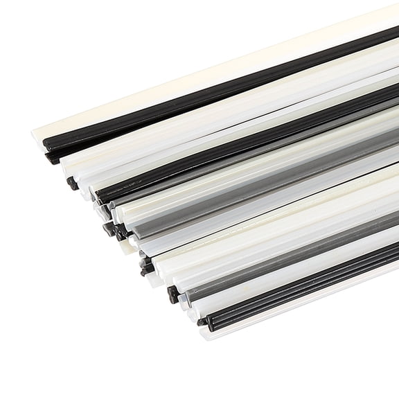 Uxcell 1set(50pcs) PP Plastic Welding Rods 8inch Welding Strips Welder Rods for Car Bumper Kayak Daily Repair Plastic Welder Car Bumpers, Multicolor