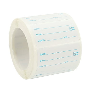 Federra 500pcs Food Storage Safety Date Mark Label Can Tear No Residual 