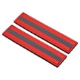 thumbnail image 1 of Uxcell 1x6" Reflective Patch Hook and Loop Fastener Safety Applique, Red 2 Pack, 1 of 6