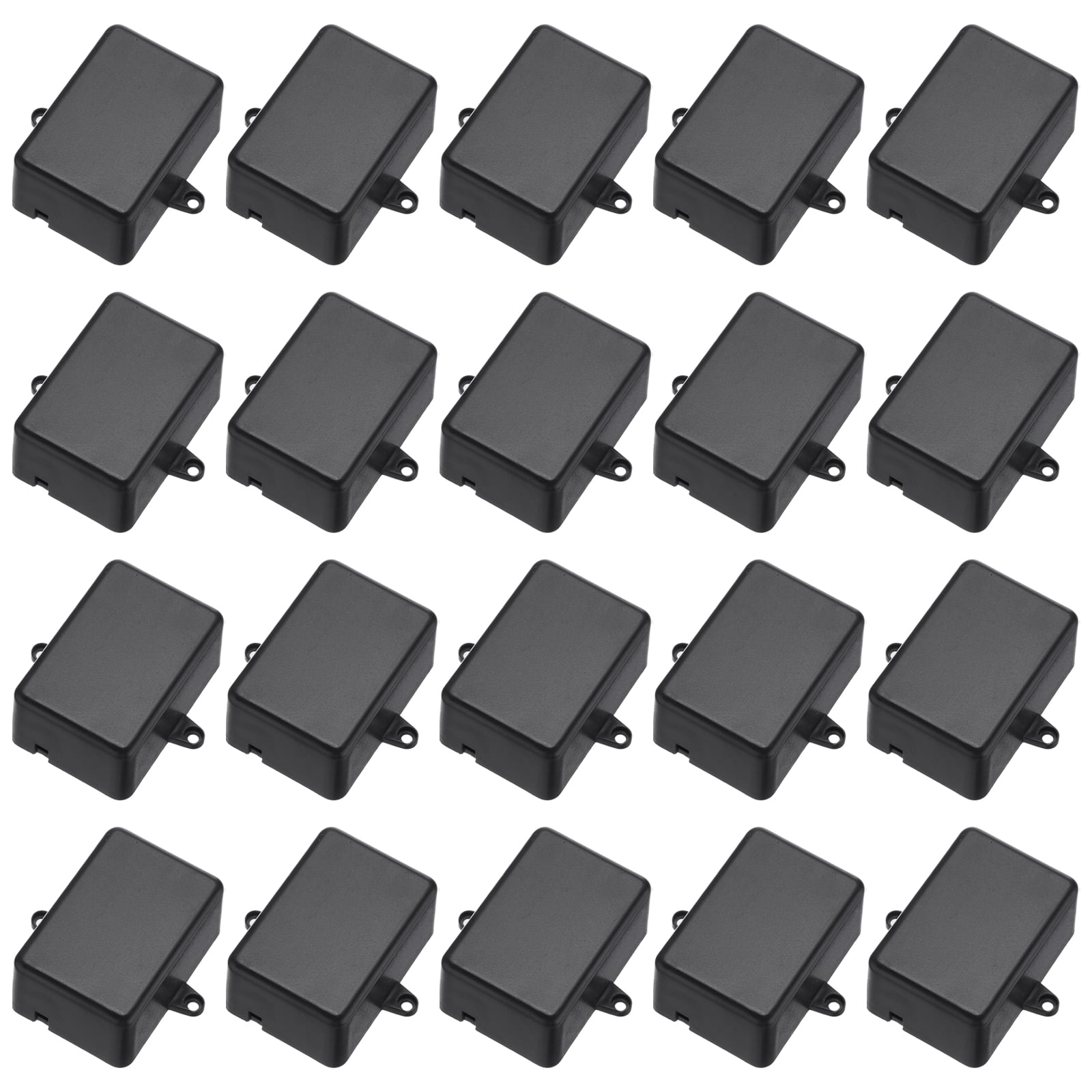 Uxcell 2.01" x 1.38" x 0.91" Junction Box DIY Wiring Box Enclosure Project Case ABS for DIY Projects Black, 20 Pack