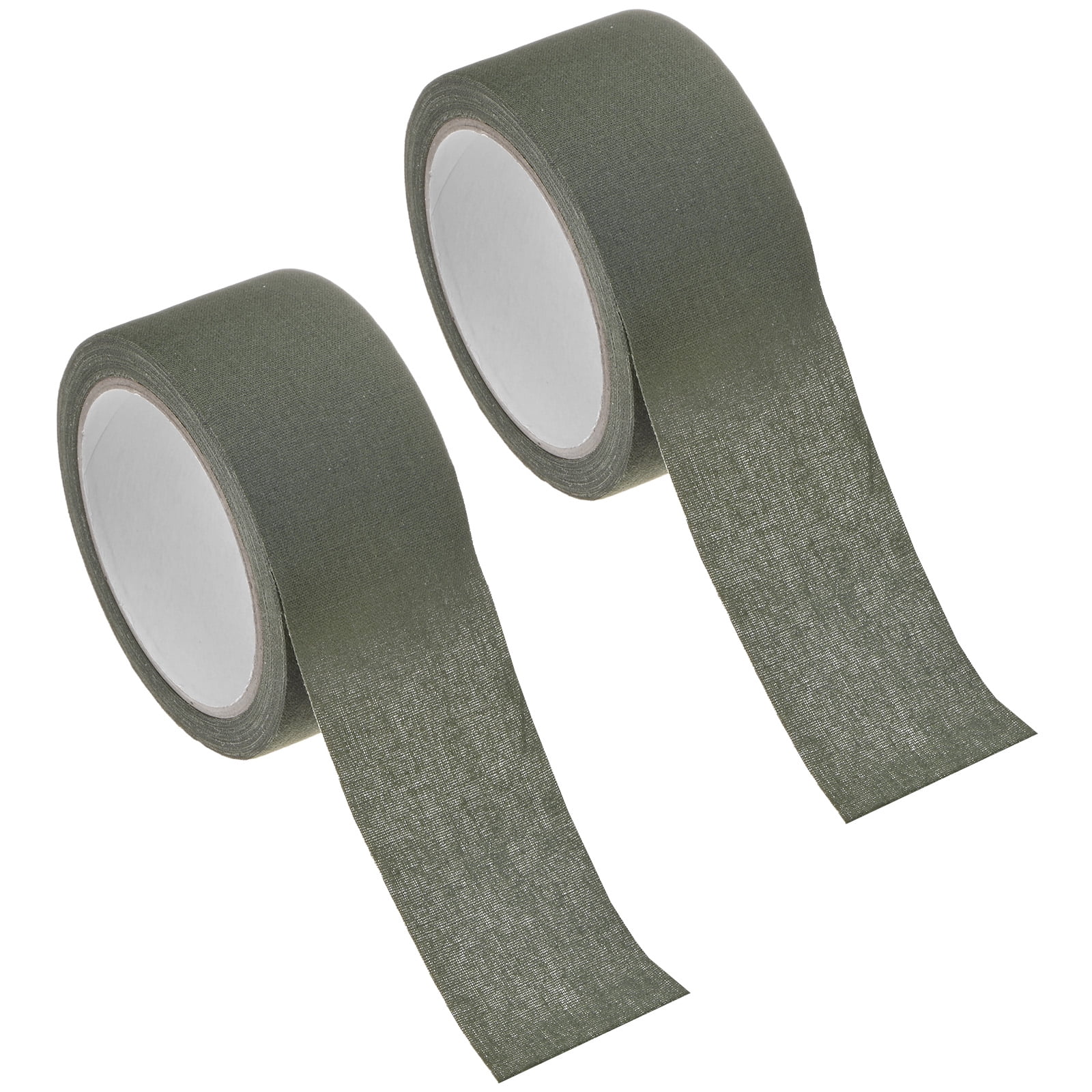 Uxcell 2.0IN x 10.94Yards Camouflage Tape [2PCS] - Self Adhesive Camo Tape for Outdoor Camping & Hunting - [Army Green]