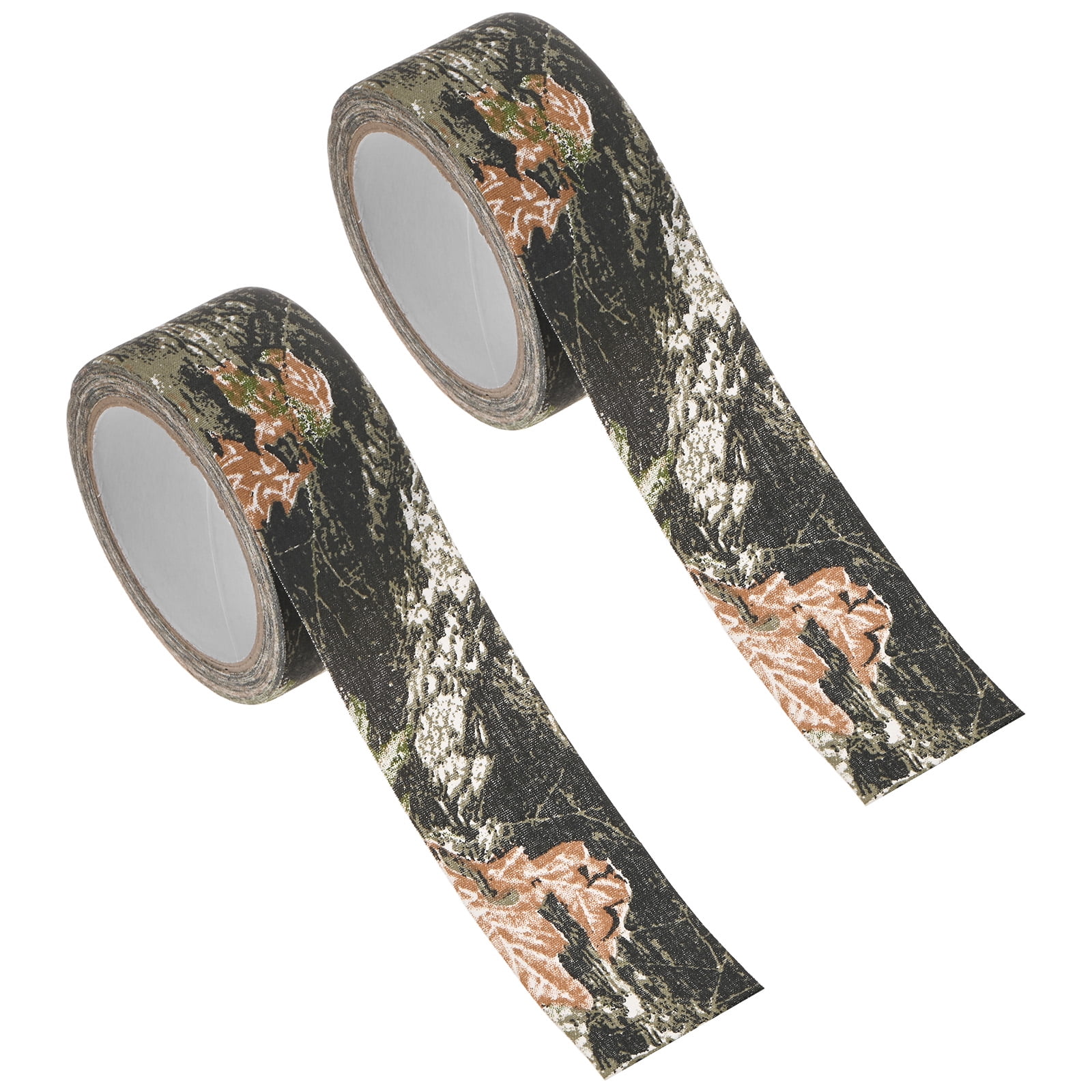 Uxcell 2.0IN x 10.94Yards Camouflage Tape [2PCS] - Self Adhesive Camo Tape for Outdoor Camping & Hunting - [Maple]