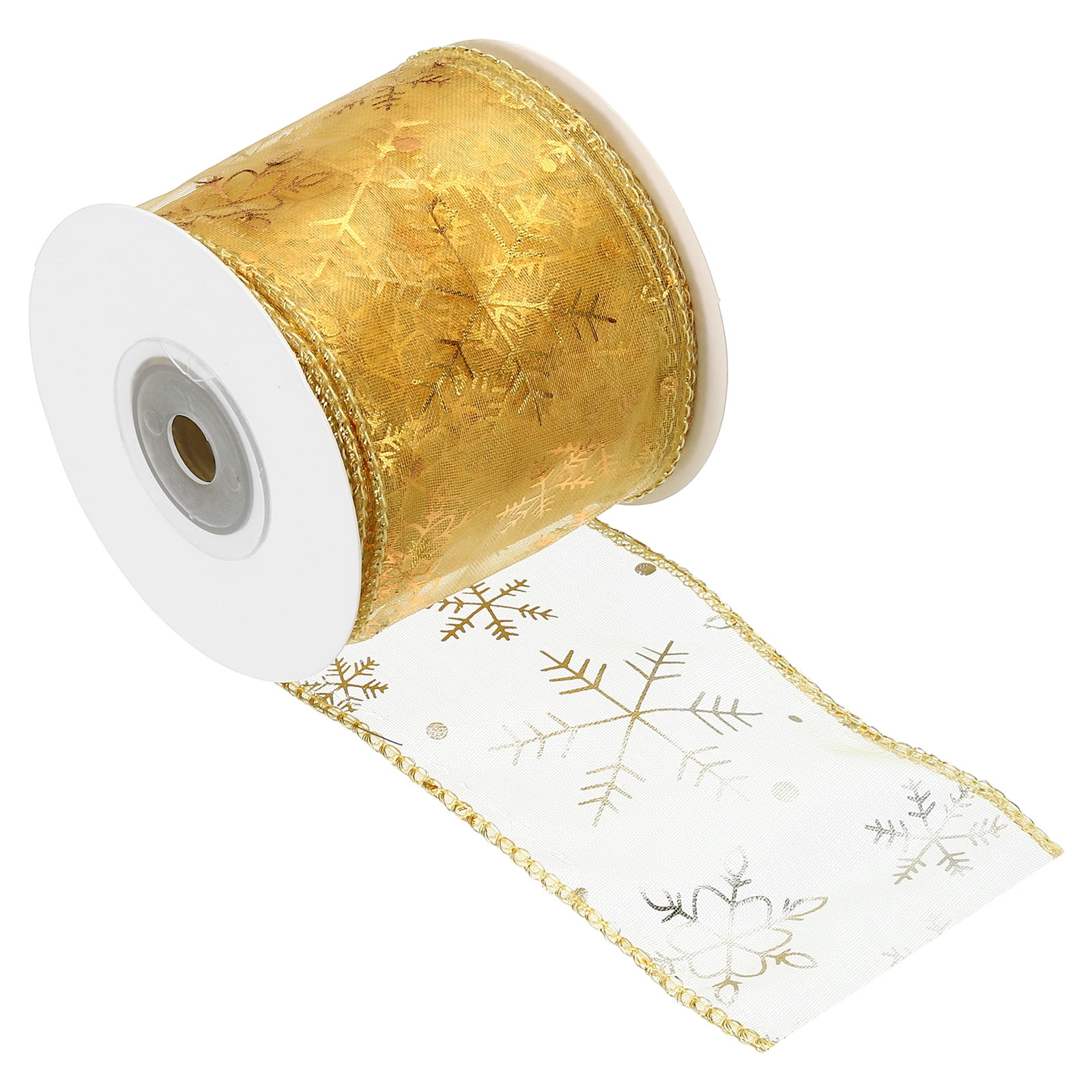 Uxcell 2-1/2 Inch x 10 Yard Sheer Ribbon,Organza Sheer Ribbon for Gift ...