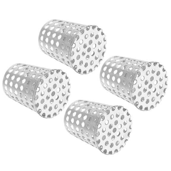 Uxcell 2" - 1.6" Gutter Guard Filter 4pcs 304 Stainless Steel Mesh Screen Vent Cover