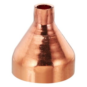 Uxcell 2 1/8" to 1/2" ID Copper Reducer, Copper Reducing Coupling Pressure Fitting Pipe Tube Connector Adapter