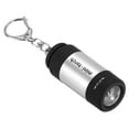thumbnail image 1 of Uxcell 2.1" Mini Rechargeable LED Keychain Flashlight USB Charging Silver, 1 of 6