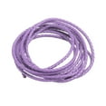 thumbnail image 1 of Uxcell 2.19 Yards 3mm Dia Leather Cord Braided String for DIY Crafts, Light Purple 1Pack, 1 of 6