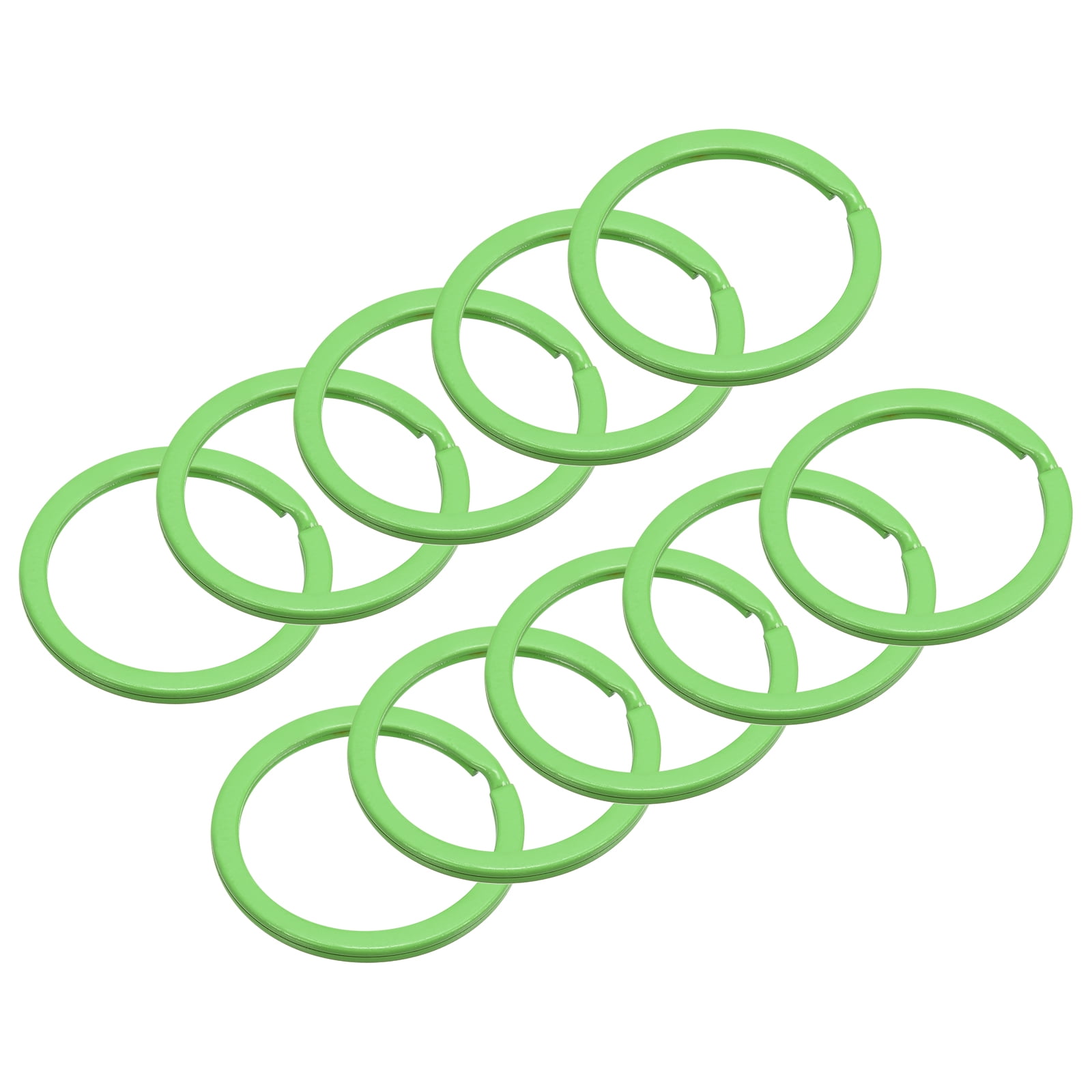 Key Rings Walmart Uxcell 2.1x30mm Split Keychain Rings Flat Key Holder for Organization ...