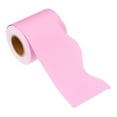 thumbnail image 1 of Uxcell 2.24" x 32.8Ft Bulletin Board Border,Scalloped Trim Strips Wall Decor, Pink, 1 of 6