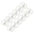 thumbnail image 1 of Uxcell 2.28inch Acrylic Button Pin Badge, 12 Set Round Pin Blank Buttons Badges Kit, Clear, 1 of 7