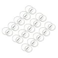 thumbnail image 1 of Uxcell 2.28inch Acrylic Button Pin Badge, 25 Set Round Pin Blank Buttons Badges Kit, Clear, 1 of 7